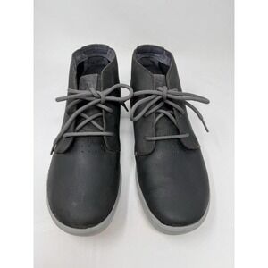 The Merrell Men's Dark Gray Leather Sneakers in size 10